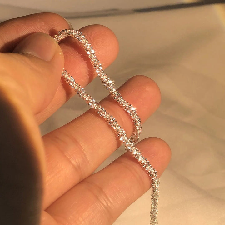BowLift | Liquid Silver Bracelet – 925 Sterling Silver Wristband Inspired by Water