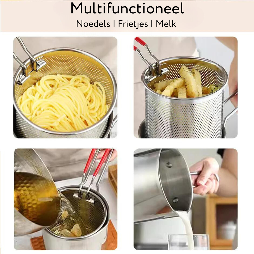 CrispMaster - Compact Fryer for Snacks Bowlift