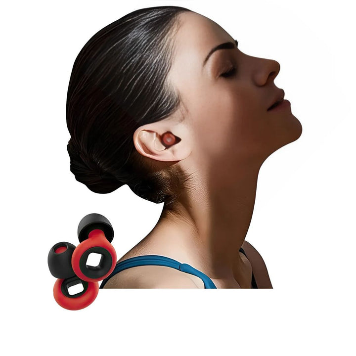 SilentGuard Sleeping Earplugs | Comfortable Noise-Reducing Earplugs - Quiet Restful Sleep Bowlift