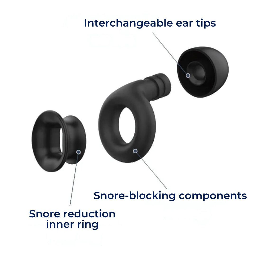 SilentGuard Sleeping Earplugs | Comfortable Noise-Reducing Earplugs - Quiet Restful Sleep Bowlift