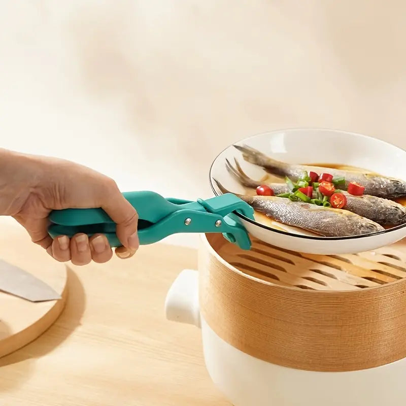 BowLift | Silicone Kitchen Tongs 22 cm with Ergonomic Grip - High Heat Resistance, Non-Slip