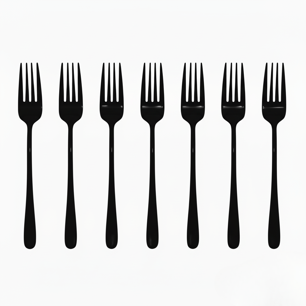 BowLift | Noble dining fork with robust, shiny coating