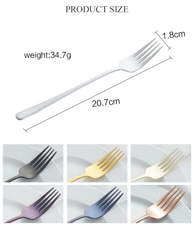 BowLift | Noble dining fork with robust, shiny coating