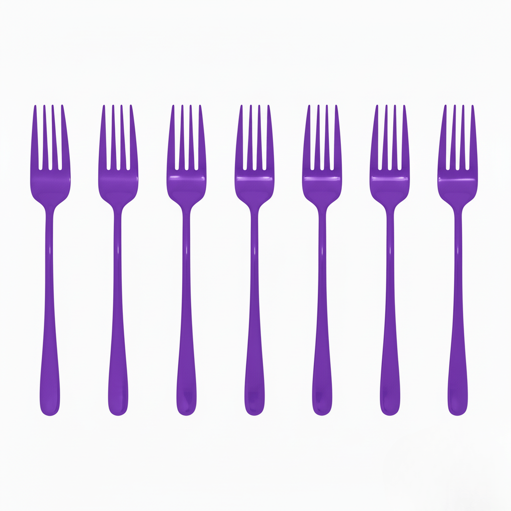 BowLift | Noble dining fork with robust, shiny coating