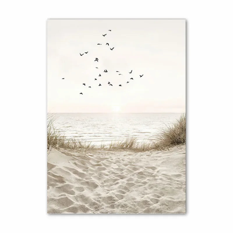 Simple Lifestyle Natural Minimalist Wall Art Fine Art Canvas Prints Gallery Wall Pictures For Modern Living Room Scandinavian Home Decoration | Bowlift