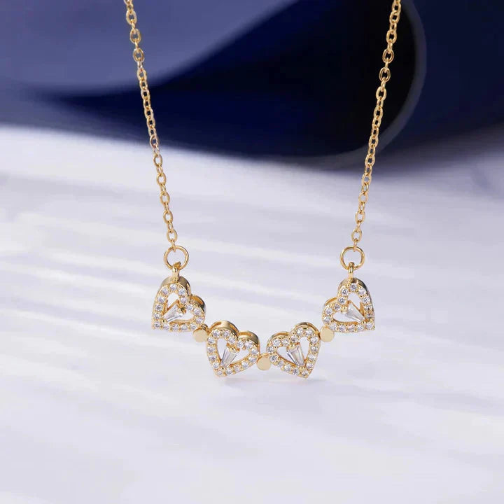 BowLift | Magnetic Leaf & Heart Necklace