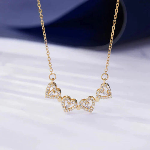 BowLift | Magnetic Leaf & Heart Necklace