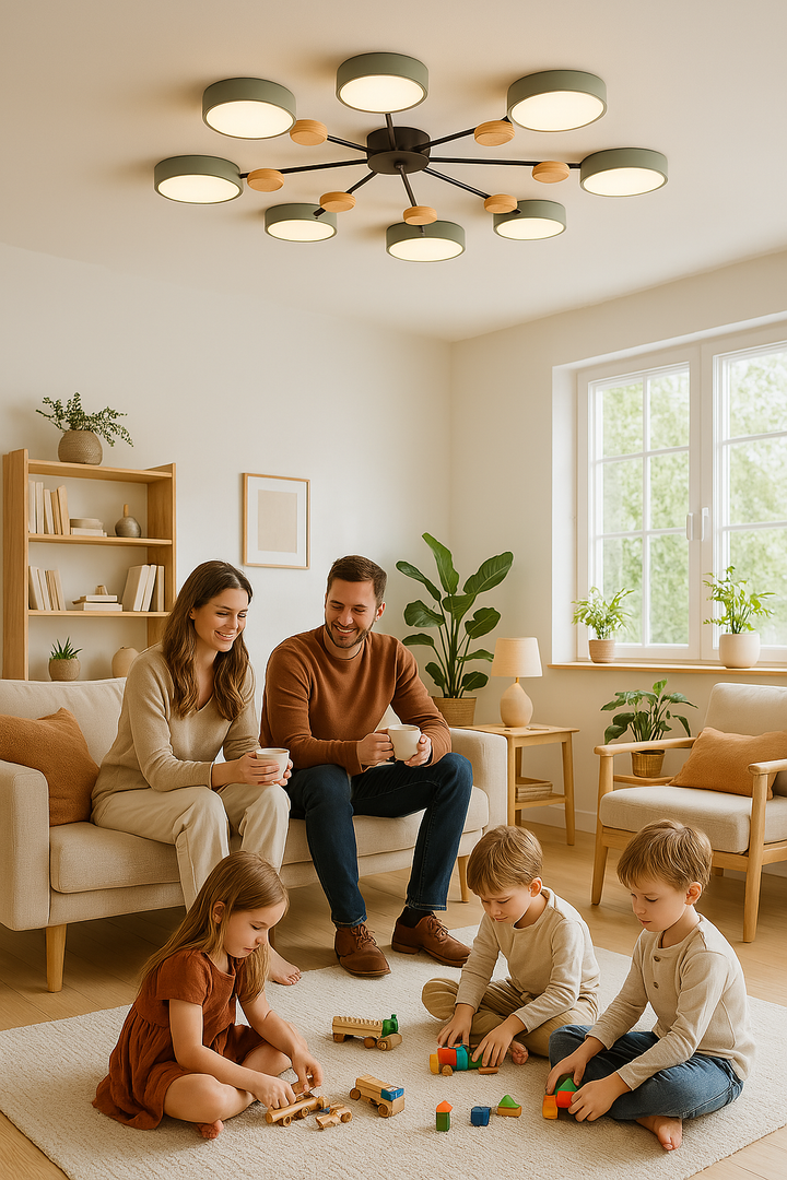 BowLift | Scandinavian Ceiling Light – Branching Design, Stylish & Sustainable with LED Technology