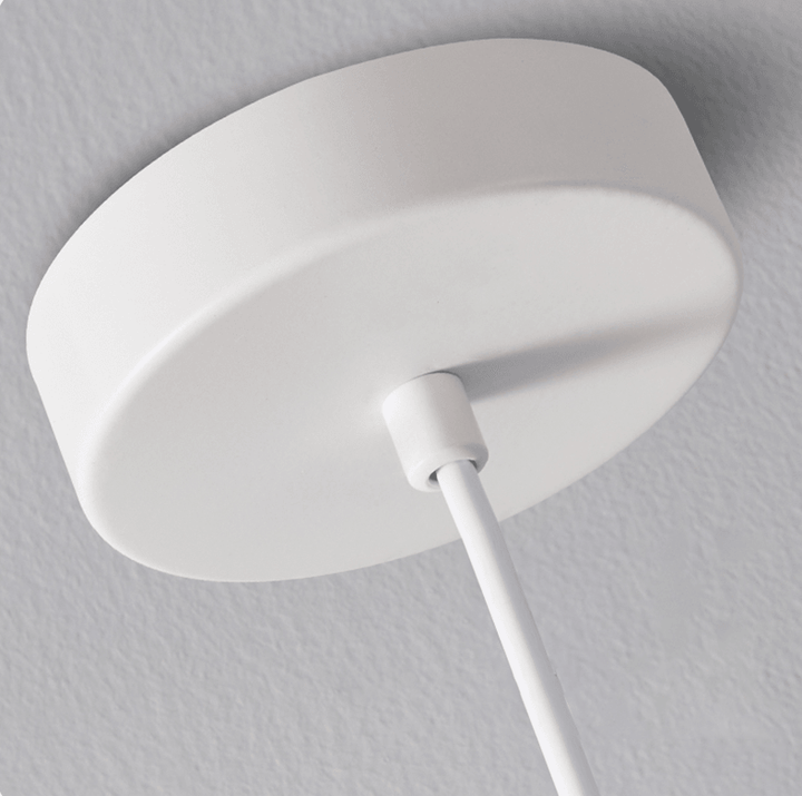 BowLift | Scandinavian Pendant Lamp Wood Look Metal Minimalist Design