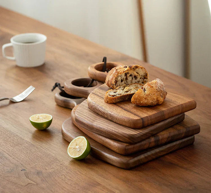 BowLift | Wooden Cutting Boards Made of Walnut Ideal for Slicing and Serving