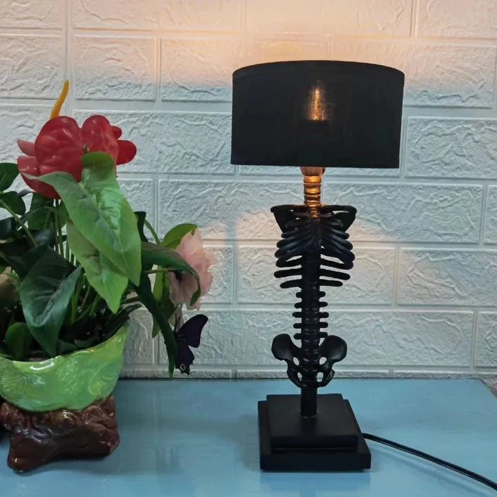 BowLift | Handcrafted Gothic Skeleton Table Lamp