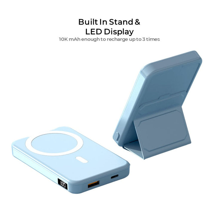 BowLift | Wireless Power Bank for Phone - 10K mAh Magnetic Portable Charger