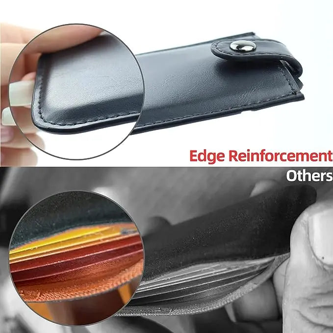 BowLift | Slim Wallet made of PU leather – Secure & Compact