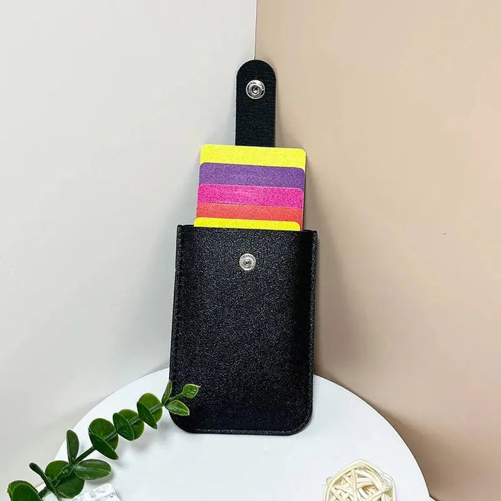BowLift | Slim Wallet made of PU leather – Secure & Compact