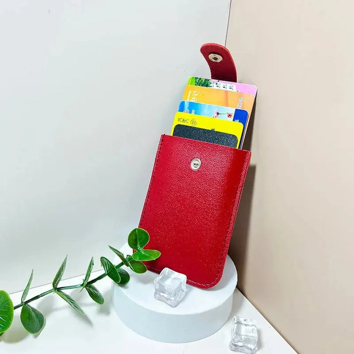 BowLift | Slim Wallet made of PU leather – Secure & Compact