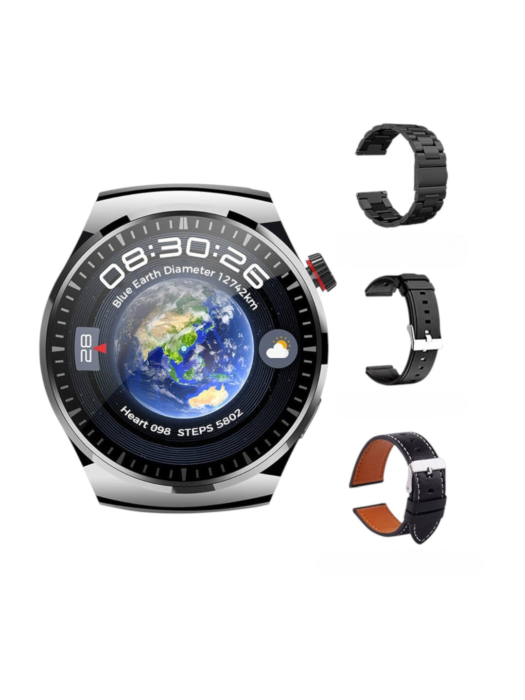 Slim Sports Watch with Activity Monitor – Waterproof Bluetooth Watch for Ladies and Gentlemen | Bowlift