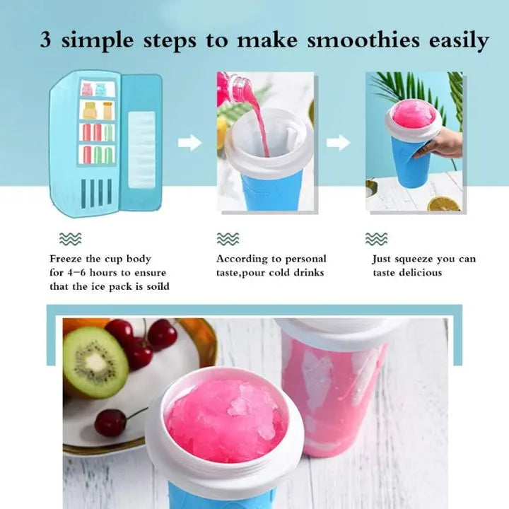 BowLift | Slushy Cup to Squeeze – For Ice Drinks in Minutes