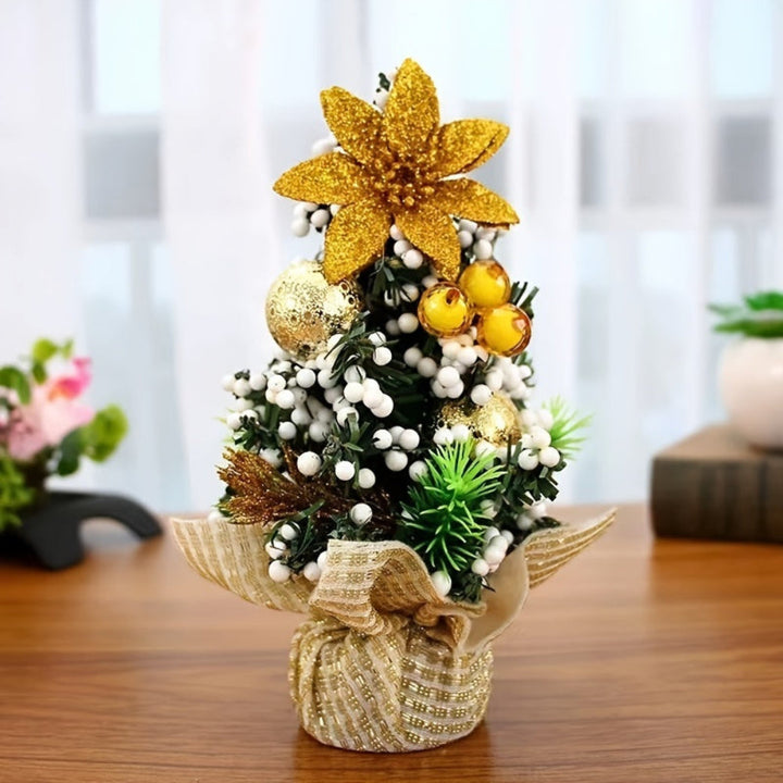 BowLift | Small Christmas Tree Tabletop Holiday Decoration Set Trio