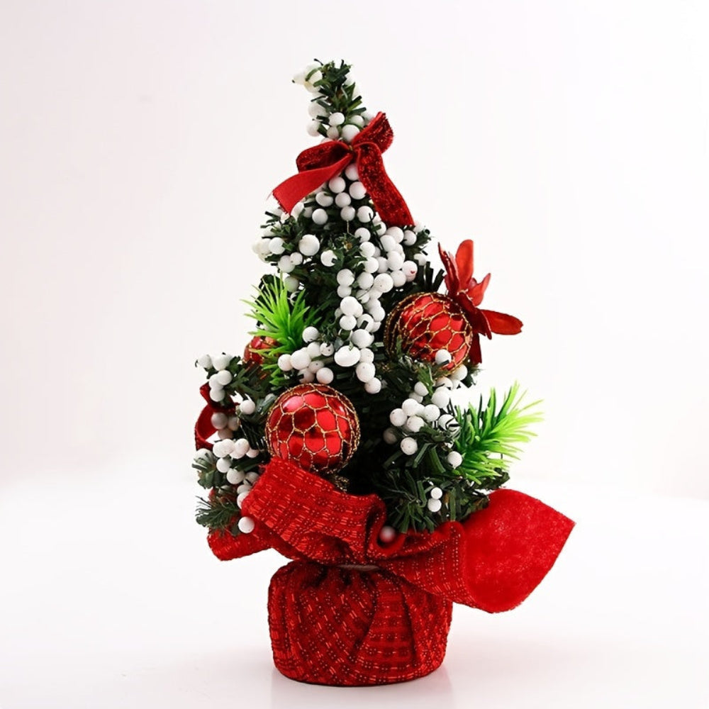 BowLift | Small Christmas Tree Tabletop Holiday Decoration Set Trio