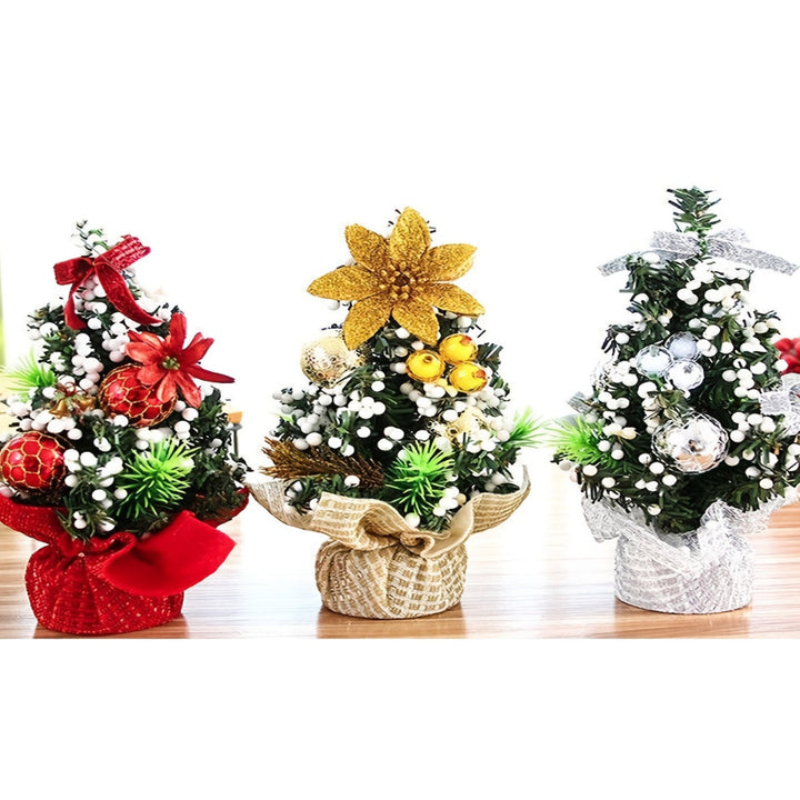 BowLift | Small Christmas Tree Tabletop Holiday Decoration Set Trio