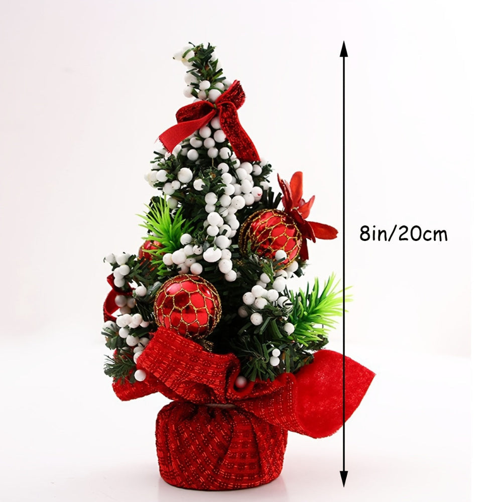 BowLift | Small Christmas Tree Tabletop Holiday Decoration Set Trio