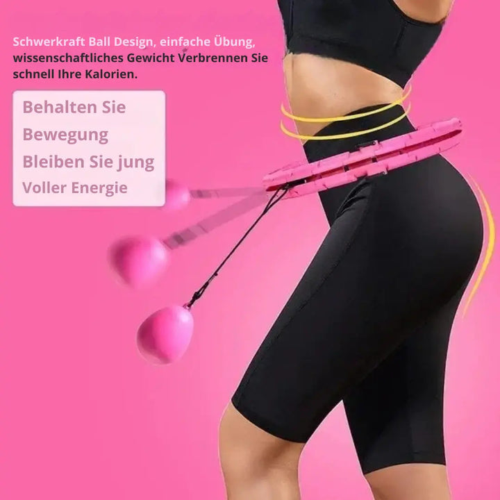 BowLift | Smart Hula Hoop with Weight – Adjustable & with Gentle Massage Effect