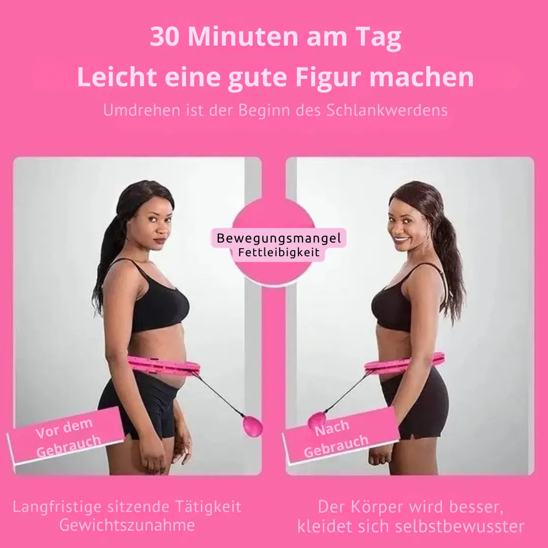 BowLift | Smart Hula Hoop with Weight – Adjustable & with Gentle Massage Effect
