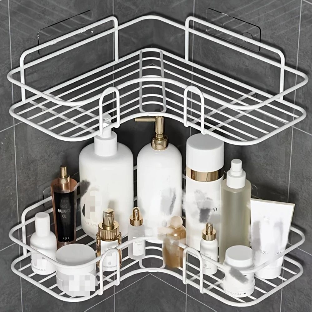 BowLift | Bathroom Corner Storage Shower Caddy