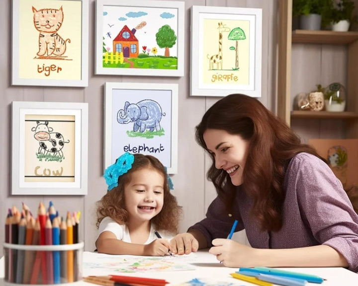 BowLift | ArtNest Magnetic Frame | Creative display solution for children's artwork