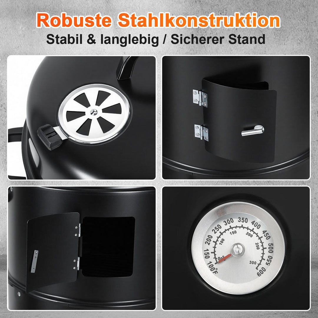 3 in 1 Smoker Smoking Oven 2 Levels | Bowlift