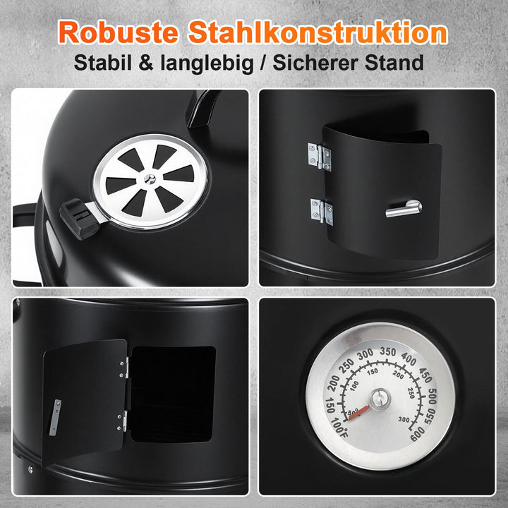 3 in 1 Smoker Smoking Oven 2 Levels | Bowlift