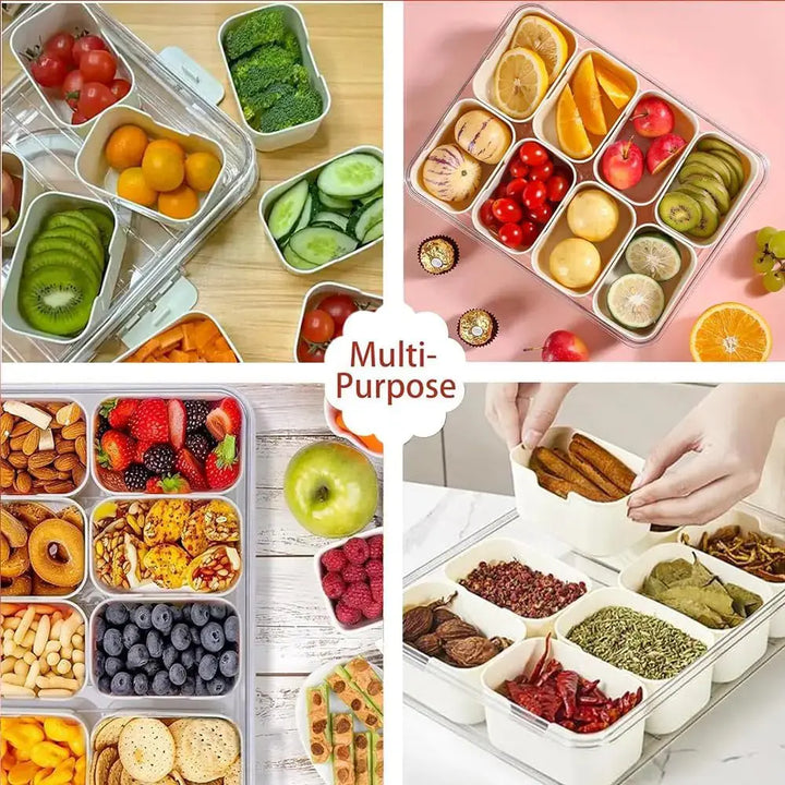 BowLift | Snackbox with 8 compartments – organization for on-the-go