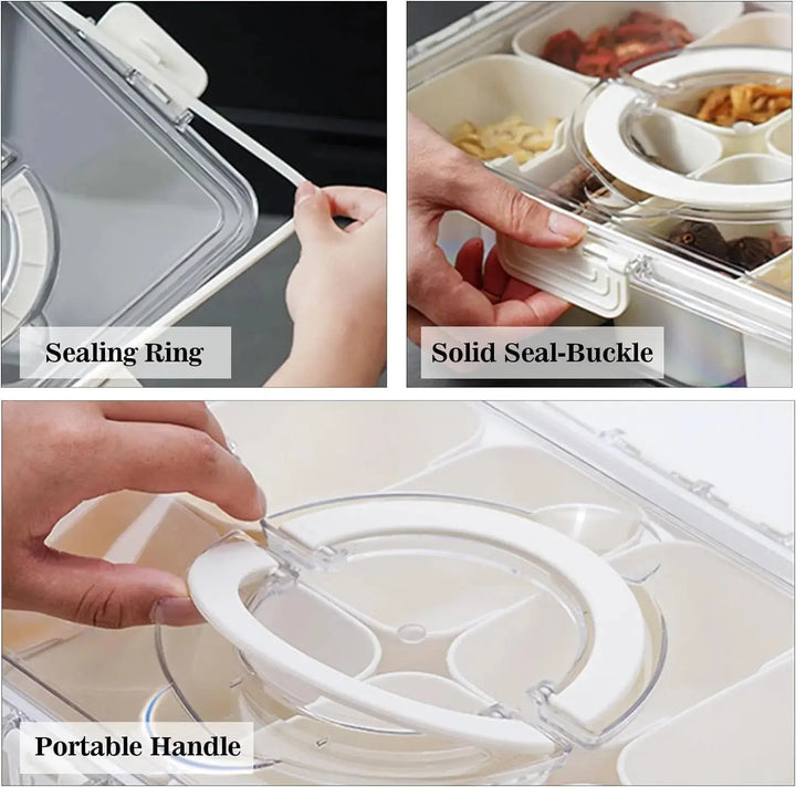BowLift | Snackbox with 8 compartments – organization for on-the-go