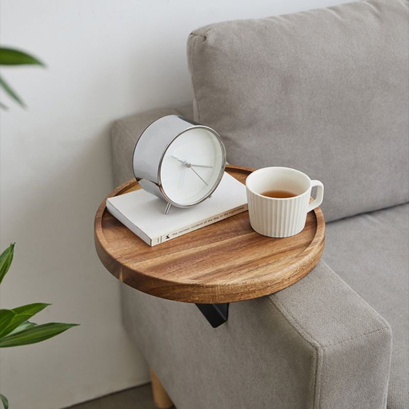 BowLift | Nero – Adjustable Wooden Sofa Armrest Tray | Modern Sofa Arm Table