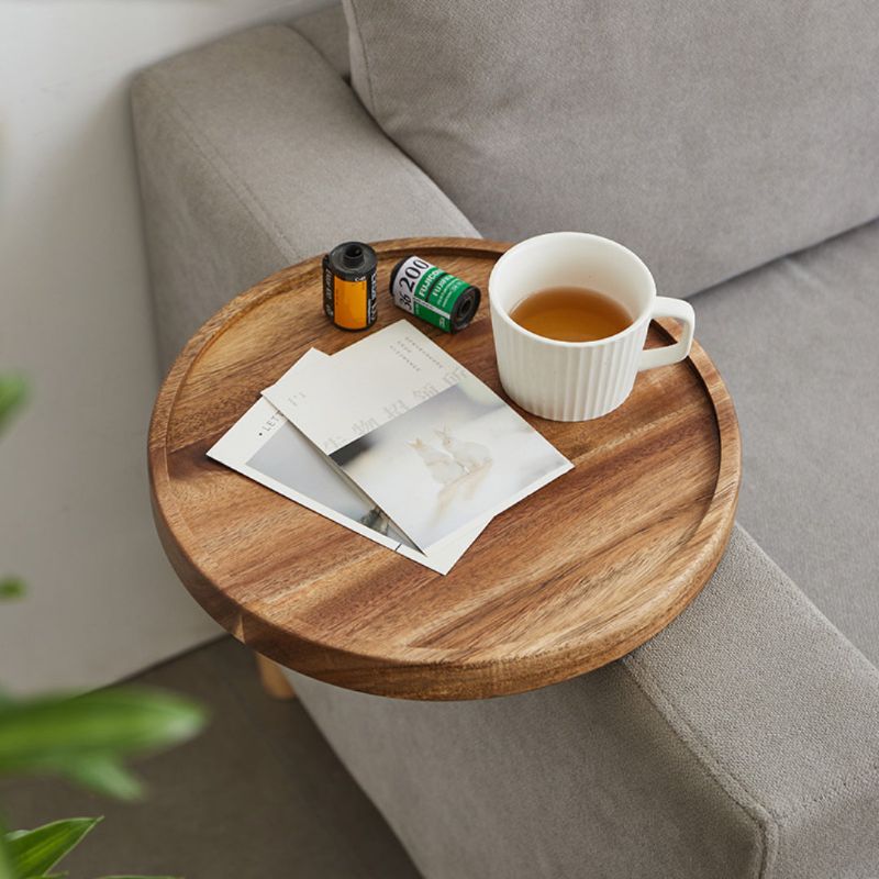 BowLift | Nero – Adjustable Wooden Sofa Armrest Tray | Modern Sofa Arm Table