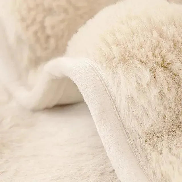 Sofia - Universal Plush Sofa Cover L Shape - Winter Warm Soft | Bowlift