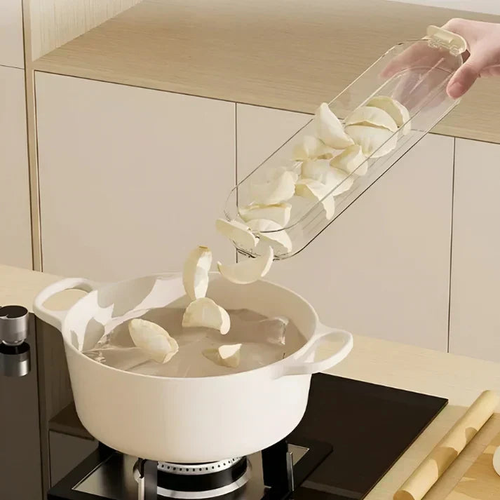 BowLift | Stackable Freshness Containers With Freshness Valve - Storage Solutions For Food in the Refrigerator - 4 Piece Set