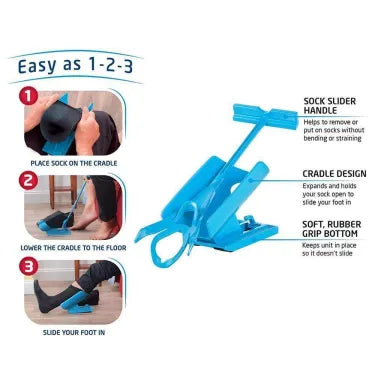Sock Aid Kit | Easy Use & Comfort for Limited Mobility | Bowlift