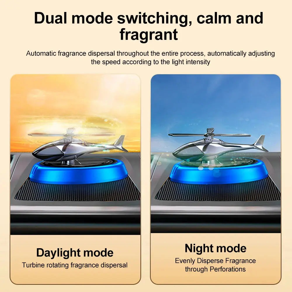 Car Air Freshener Perfume Helicopter Decoration Interior Decoration Car Rotating Aromatherapy Perfume Diffuser Bowlift