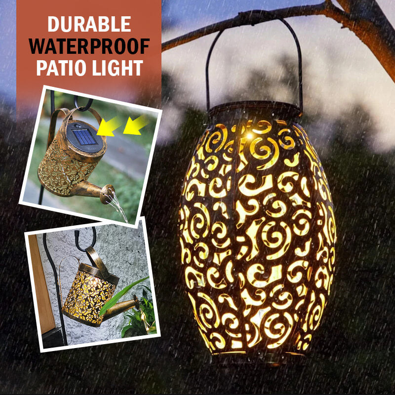 BowLift | Outdoor garden lamp in iron with solar energy