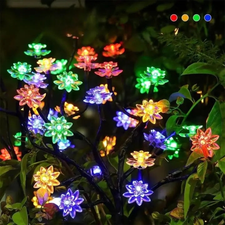 BowLift | Solar Cherry Blossom Lights | Waterproof LED Decor for Outdoors