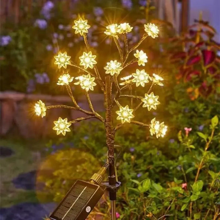 BowLift | Solar Cherry Blossom Lights | Waterproof LED Decor for Outdoors