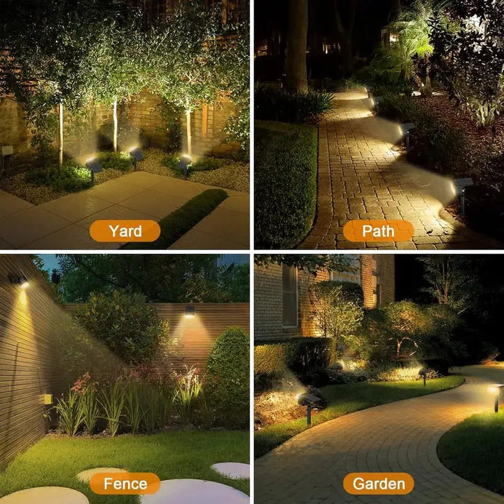 BowLift | Solar-LED-Spotlight for outdoor use – Weatherproof garden lighting with 3 brightness levels