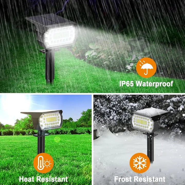 BowLift | Solar-LED-Spotlight for outdoor use – Weatherproof garden lighting with 3 brightness levels