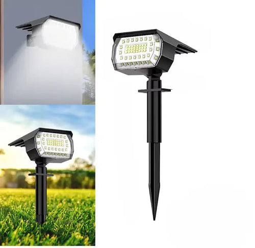 BowLift | Solar-LED-Spotlight for outdoor use – Weatherproof garden lighting with 3 brightness levels