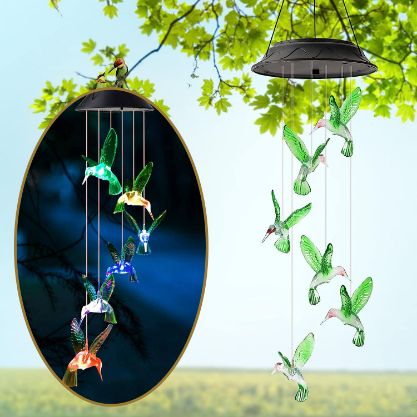 BowLift | Solar Birds - Solar-powered garden lights