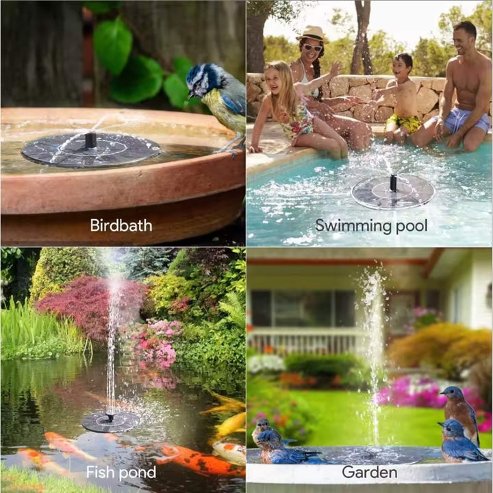 BowLift | Solar-Powered Water Fountain | Effortless Installation & Multiple Spray Patterns for Garden Ponds and Birdbaths