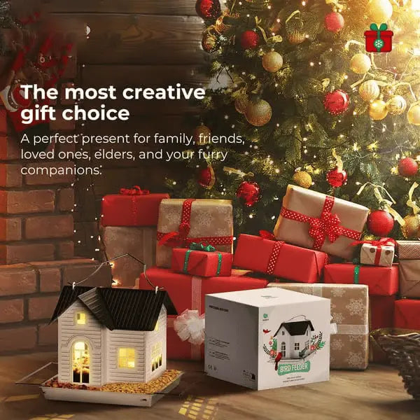 BowLift | Solar-Birdhouse with LED – Illuminating Garden Lantern & Feeder Station in one!