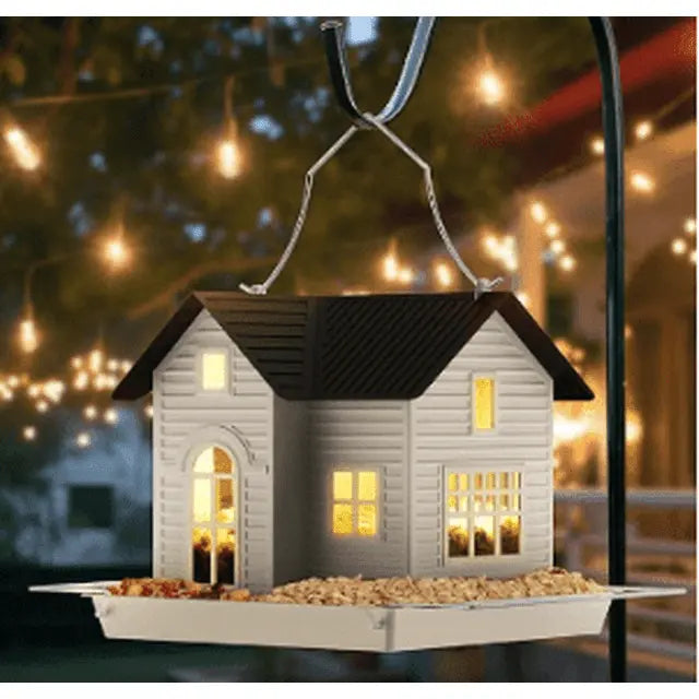 BowLift | Solar-Birdhouse with LED – Illuminating Garden Lantern & Feeder Station in one!