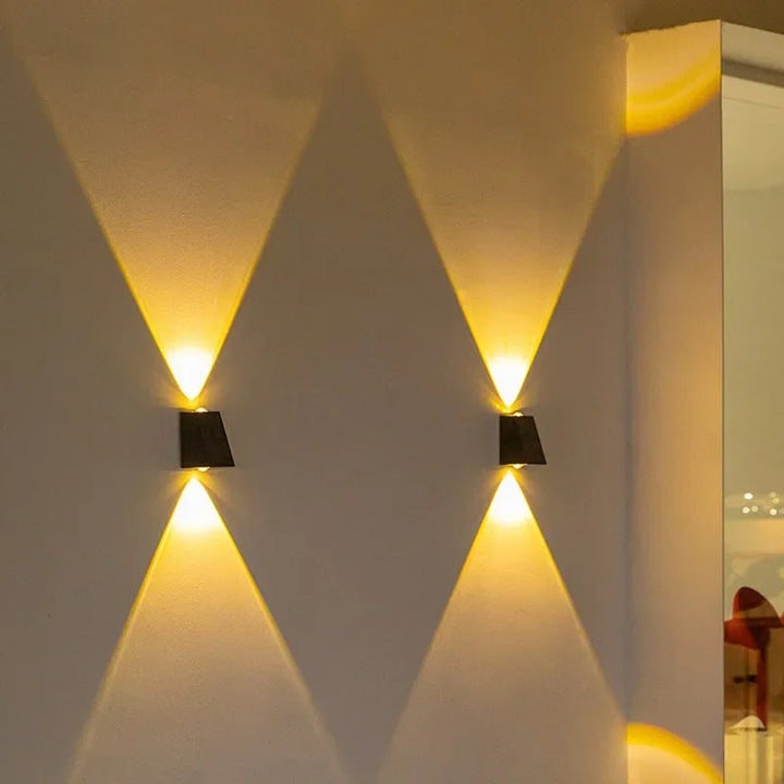 NovaLicht Solar Wall Lamp with Automatic LED Outdoor Lighting | Bowlift